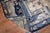 Early 20th Century Zabihi Collection Tan Blue Color Early 20th Century Antique Chinese Oriental Rug - 4'1" x 5'9" For Sale - Image 5 of 7