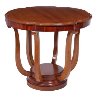 Art Deco French Centre Table in Mahogany, 1925 For Sale