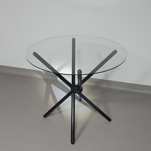 Italian Folding Table with Aluminium Frame, 1980s For Sale - Image 12 of 16
