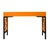 Wood Tiffany Writing Desk - Orange For Sale - Image 7 of 9