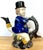 English Victorian Majolica “Three-Legged Gentleman” Teapot, William Brownfield & Sons For Sale - Image 3 of 18