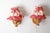 Swedish Pinewood Wall Lamps with Floral Textile Shades, 1970s, Set of 2 For Sale - Image 11 of 18