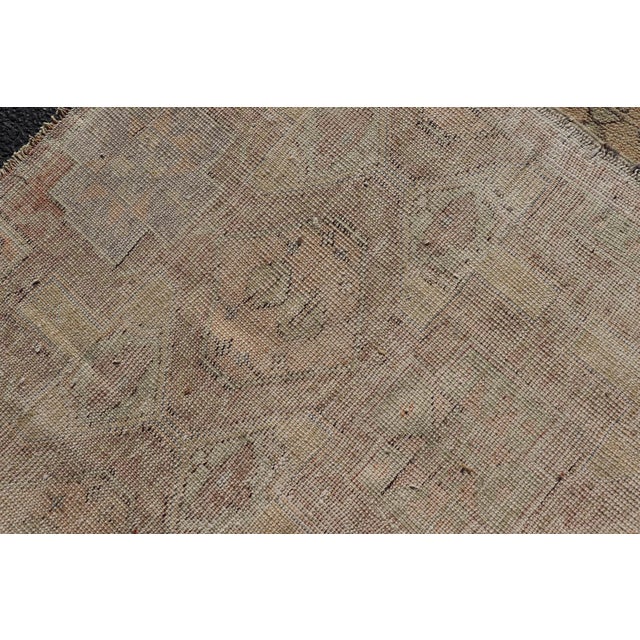 Antique Konya Rug With Soft Sand, Warm Beige, Pale Taupe, and Faded Clay For Sale - Image 12 of 12