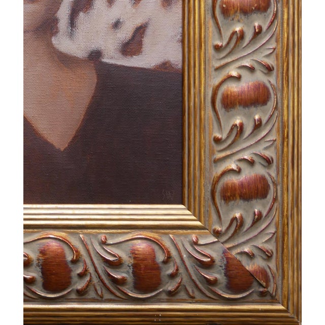 Scott Woodard "Determination" Brown Toned Contemporary Abstract Surrealist Painting, 2022 For Sale In Houston - Image 6 of 9