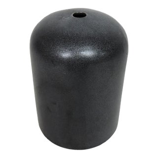 1980s Post Modern Victor Carranza Minimalist Mikasa Art Pottery Cylinder Ceramic Vase For Sale