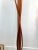 Brown Clark Renfort Studios Carved Wood Floor Lamp with Two Tendrils For Sale - Image 8 of 12