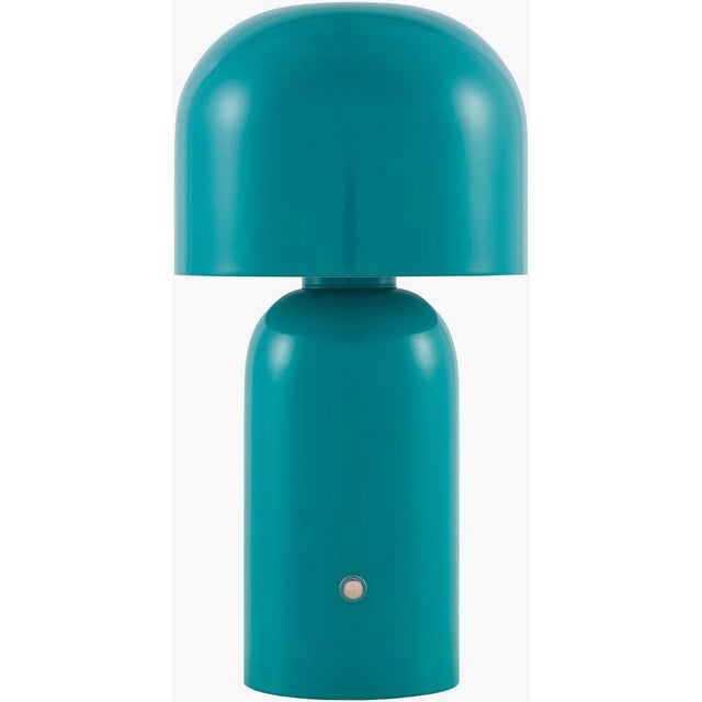 Contemporary Umbra Accent Table Lamp Turquoise 10"H x 5"W x 5"D For Sale - Image 3 of 3