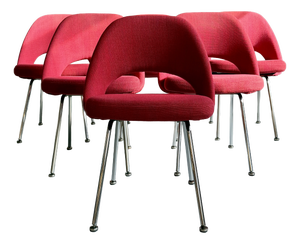 Model 71 Executive Chairs by Eero Saarinen for Knoll Inc., 1960s, Set of 6