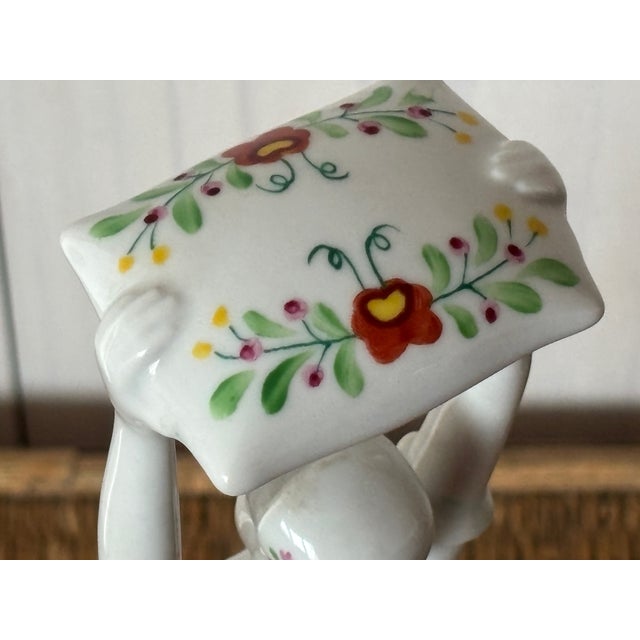 Ceramic Hungarian Hollohaza Porcelain Figurine For Sale - Image 7 of 14