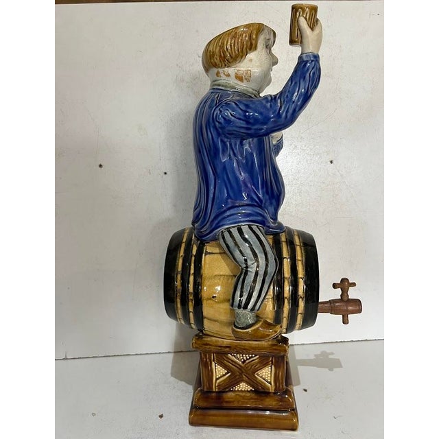 Ceramic Polychrome Earthenware Fountain, 20th Century For Sale - Image 7 of 14