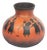 1991 Hand-Painted Gourd Vase by Robert Rivera For Sale