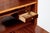 Scandinavian Modern Figured Mahogany Secretary Bookcase Cabinet 1960s For Sale In Detroit - Image 6 of 17