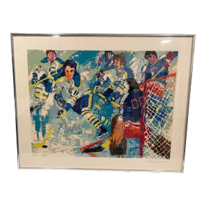 LeRoy Neiman "French Connection" Artist Proof Hockey Serigraph C. 1977
