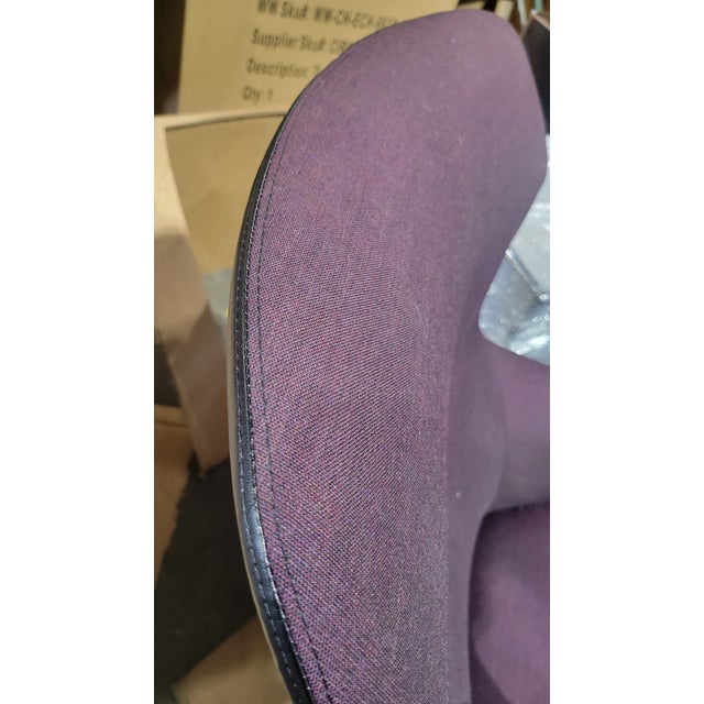 Davis Ginkgo Lounge Chair in Purple For Sale - Image 9 of 9