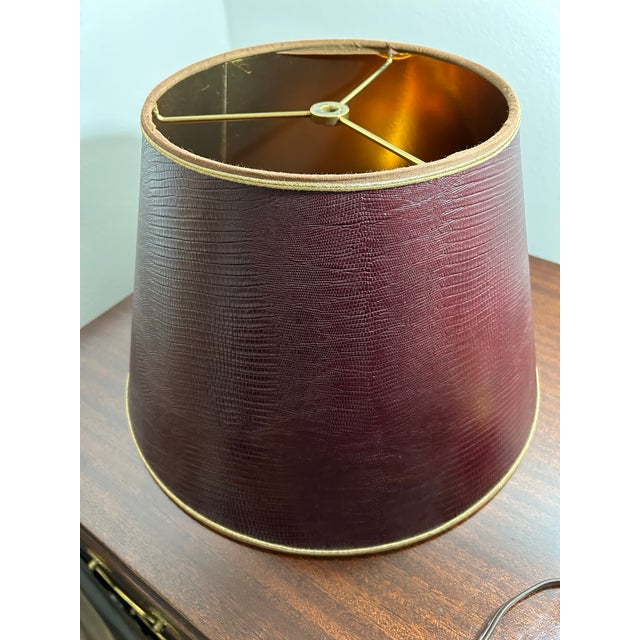 Vintage Brass Bouillotte Table Lamp by Stiffel For Sale - Image 9 of 12