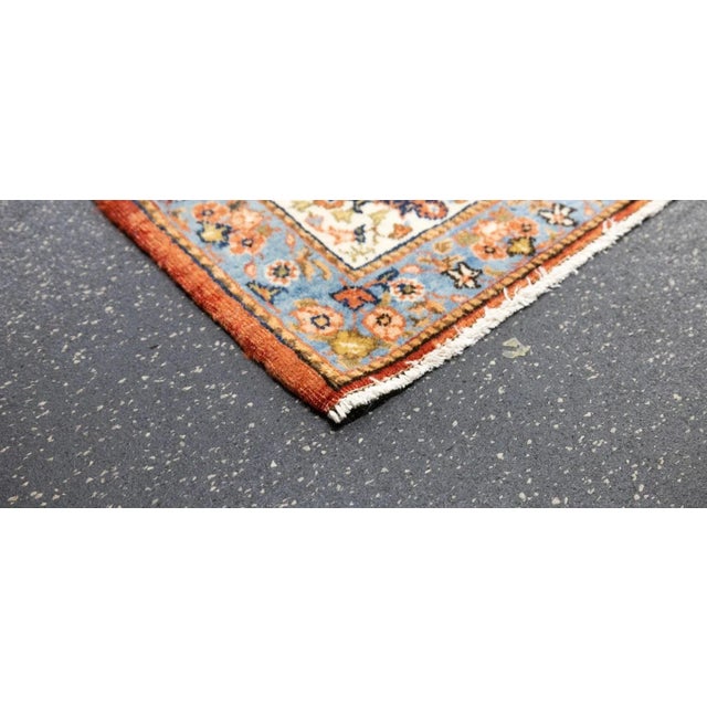 Persian Vintage Qum Rug 7'2'' x 10'5'' For Sale - Image 3 of 11