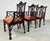 Thomas Chippendale George III Mahogany 'Chinese' Open Armchairs After Thomas Chippendale Circa 1960 For Sale - Image 4 of 10
