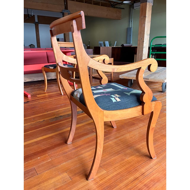 Biedermeier Style Side Chairs, Set of 6 For Sale - Image 11 of 17