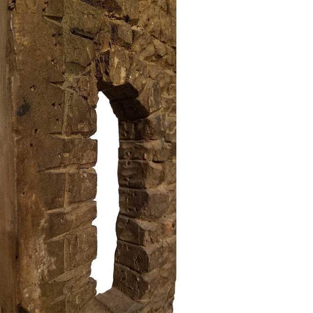 Georgian Style Miniature Wood Model of Ruins 1870 For Sale In New York - Image 6 of 7
