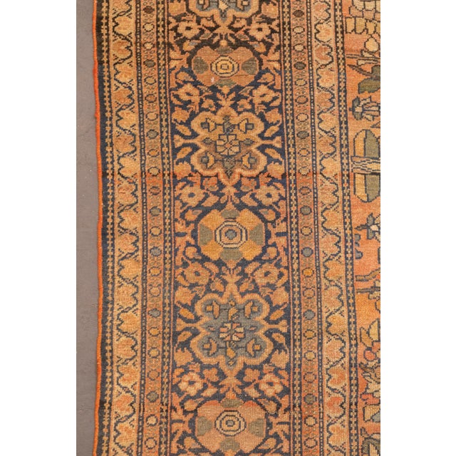 Early 20th Century Antique Persian Malayer Rug 8'11'' X 11'5'' For Sale - Image 5 of 10