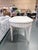 Traditional Oka Rufflen Chalk Oval Dining Table For Sale - Image 3 of 8