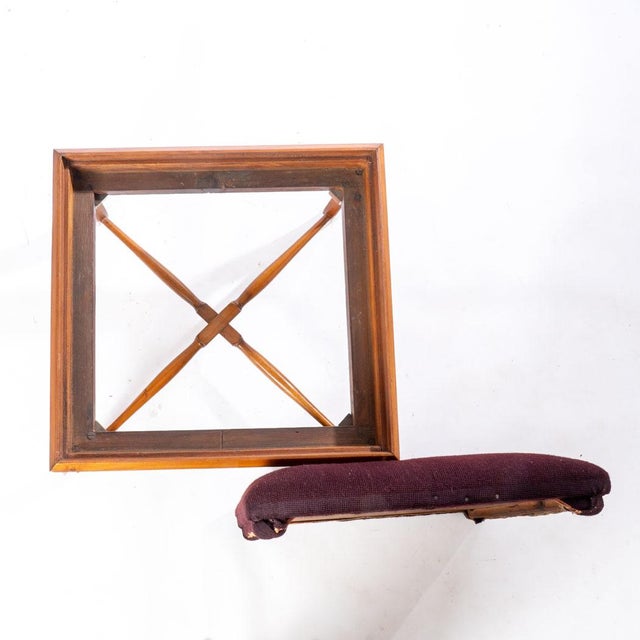 Antique Needlepoint Stool For Sale - Image 10 of 10