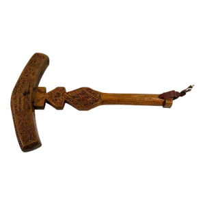 Moroccan Berber Wooden Sugar Hammer Marteau a Sucre Deggaga