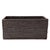 Artifacts Rattan Rectangular Everything Basket in Tudor Black - 13" For Sale - Image 4 of 9