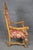 Monumental Ornately Carved Victorian Walnut Throne King's Chair Circa 1870 For Sale - Image 4 of 12