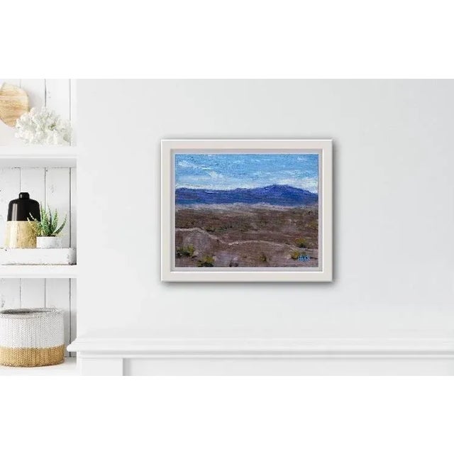 Quiet Places & Desertscapes — Smith Valley, Nevada Desert Original oil painting by L Haas, 8 x 10 unframed linen panel,...