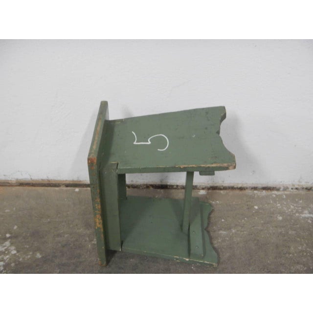 Stool in Fir, 1960 For Sale - Image 9 of 10