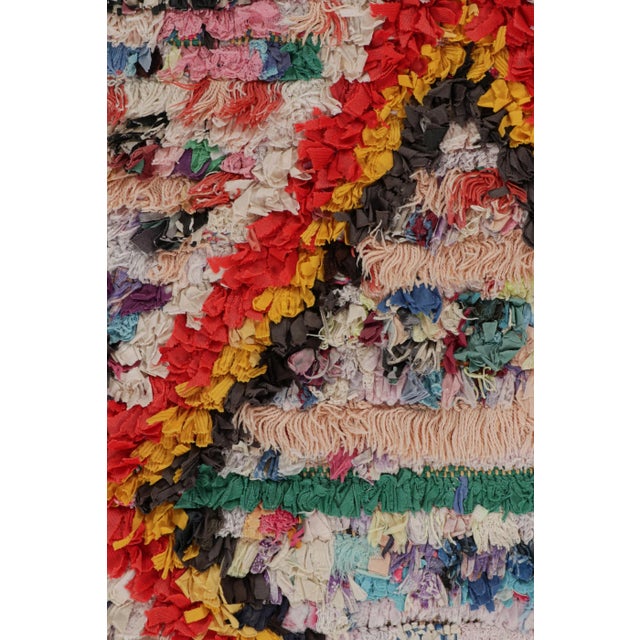 1950s 1950s Azilal Moroccan Runner Rug With Polychromatic Patterns by Rug & Kilim For Sale - Image 5 of 7