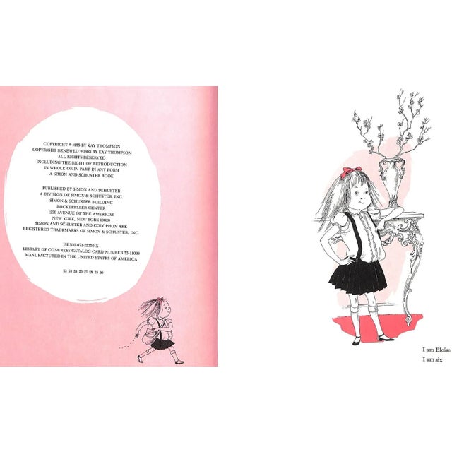 "Eloise: A Little Girl Who Lives at the Plaza Hotel" 1983 Thompson, Kay (Inscribed) For Sale In New York - Image 6 of 11