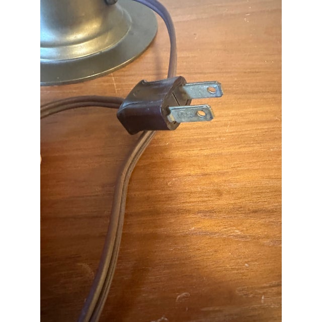 Metal 1950s Brass Armillary Table Lamp For Sale - Image 7 of 9