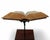 Victorian Victorian Cast Iron & Mahogany Adjustable Lectern Display Book Stand With Oversized 1940s Dictionary For Sale - Image 3 of 12