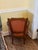 Wood 4-Piece French Louis XVI–Style Leather Seating Set — Settee & 3 Armchairs For Sale - Image 7 of 17