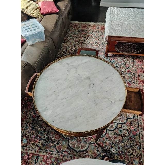 Late 19th Century Antique French Louis XVI Table Bouillotte For Sale In Tampa - Image 6 of 12