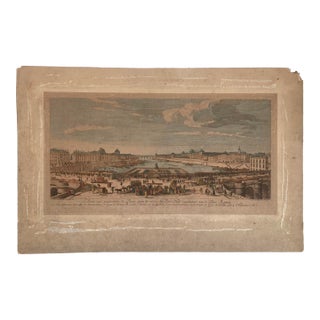 Jacques Rigaud Engraving Pont Neuf For Sale