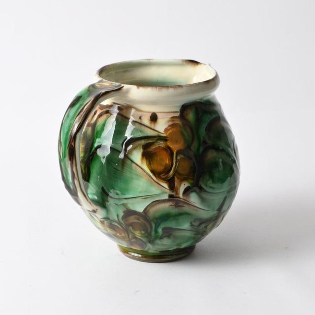 Ceramic Antique Danish Jug from Herman Kähler, 1920s For Sale - Image 7 of 14