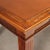 Walnut Desk with Brown Leather Insert, Italy For Sale - Image 3 of 11