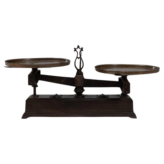 19th Century French Iron & Brass Scale For Sale - Image 15 of 18