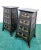 Black Black and Gold 4 Drawer Pyramid Graduated Dorothy Draper Style Hollywood Regency Side Tables- a Pair For Sale - Image 8 of 12