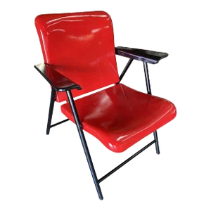 1950s Russel Wright Outdoor/Patio Steel Folding Chair by Schwayder Bros