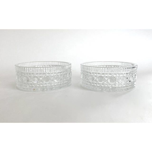 Early 20th Century English Crystal Wine Coaster Bowl For Sale - Image 5 of 7