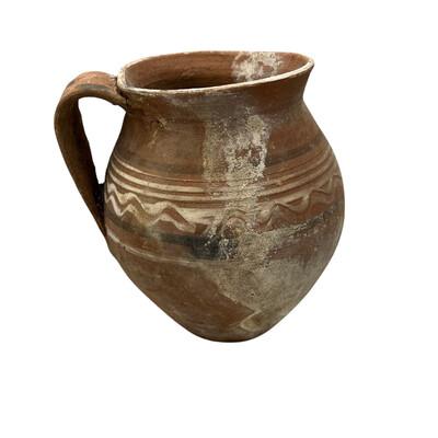 Farmhouse Antique Hungarian Folk Art Pottery For Sale - Image 3 of 5