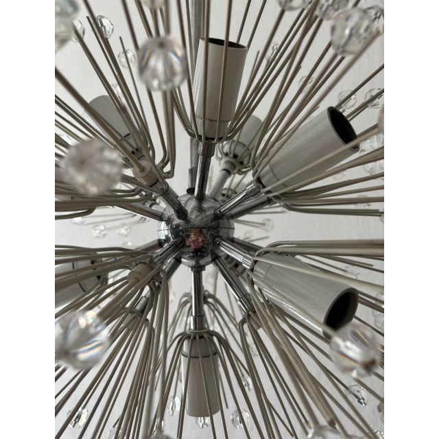 Emil Stejnar Snowball Sputnik Snowflake Chandelier Newly Rewired for Usa For Sale - Image 9 of 9