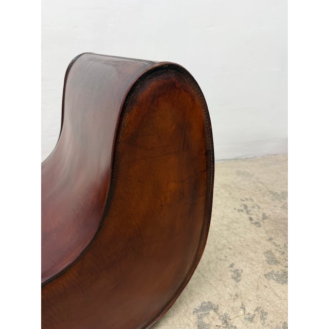 Brown Gregorio Spini "Sutra" Distressed Leather Lounge Chairs for Kundalini - A Pair For Sale - Image 8 of 18