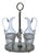 Brescian Silver Oil Cruet, 1812, Set of 3 For Sale