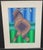 1980s Op-Art Victor Vasarely the Golfer LTD Serigraph, Hand Signed Art LTD Green Blue For Sale - Image 5 of 8