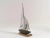 Walnut Ornament Sailboat Model, 1900s For Sale - Image 4 of 7